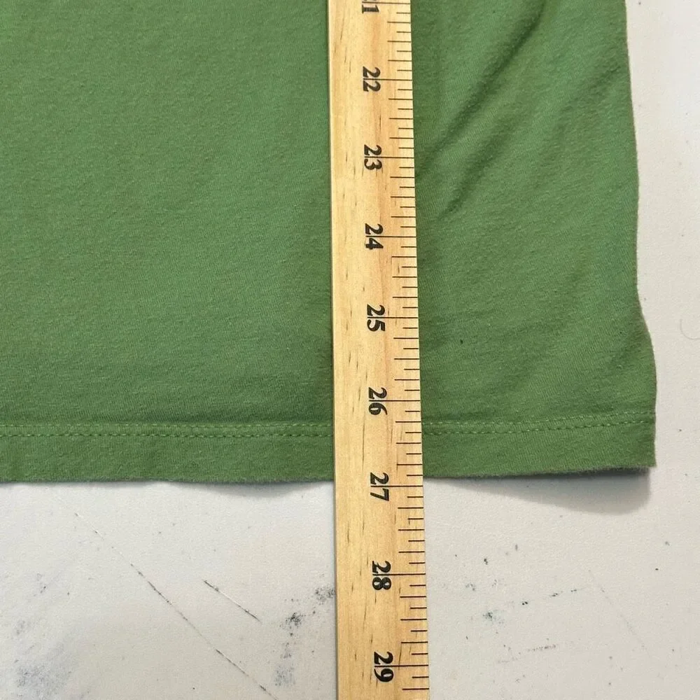Champion Short Sleeve Green T-Shirt Happy Face | Men Size Medium - Picture 8 of 9
